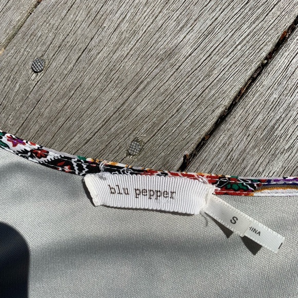 Nordstrom Blu Pepper Dress | Colorful Pattern - Picture 4 of 4